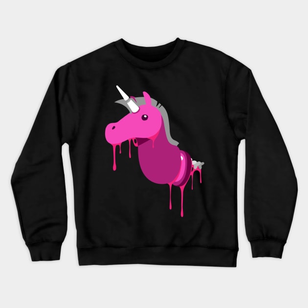 Dead Unicorn Crewneck Sweatshirt by ElectricUnicorn